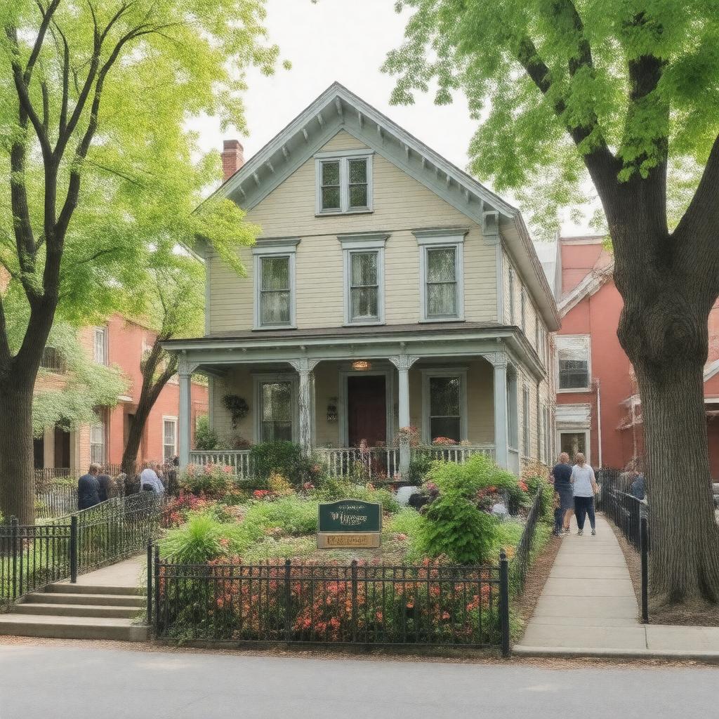 AI-created image of Whittier House