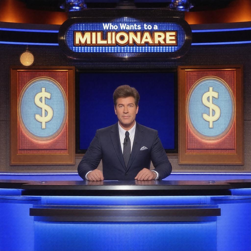 AI-created image of Who Wants to Be a Millionaire (celebrity contestant)