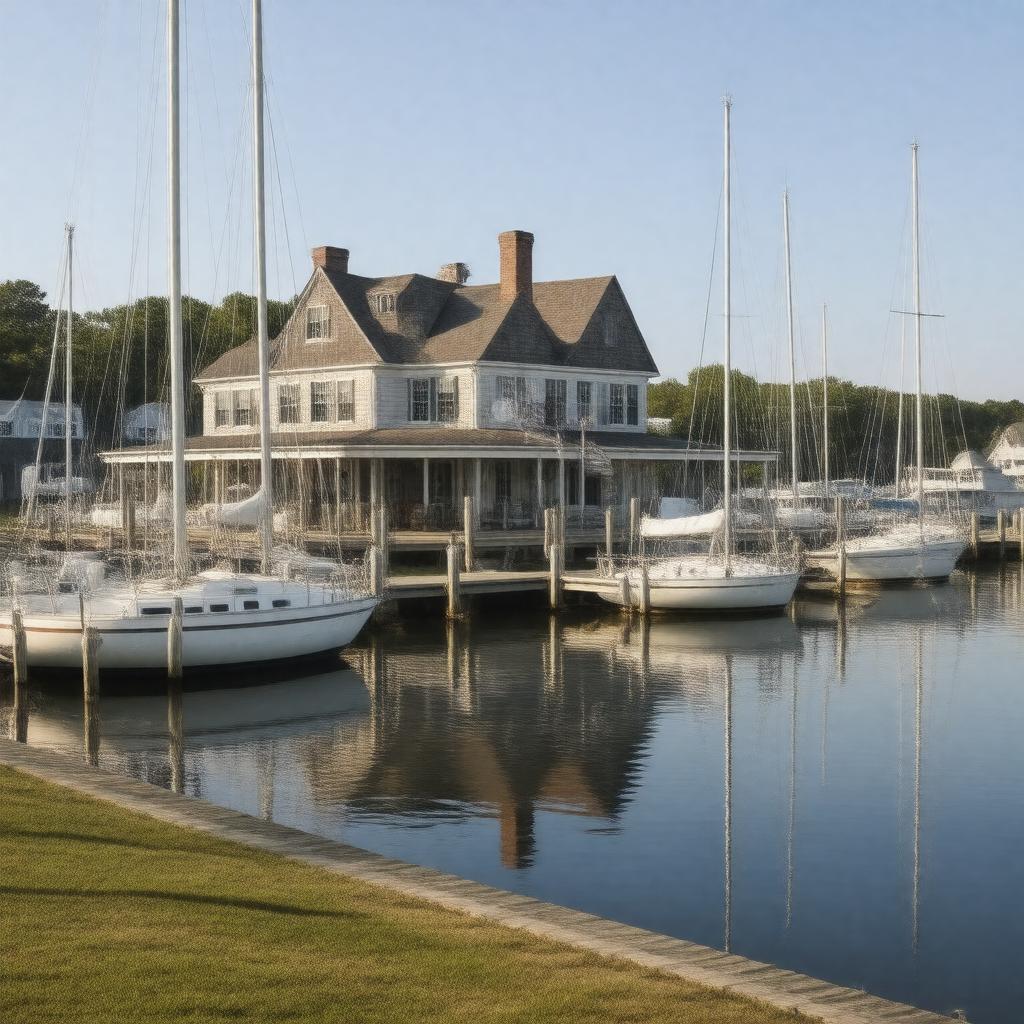 AI-created image of Wianno Yacht Club