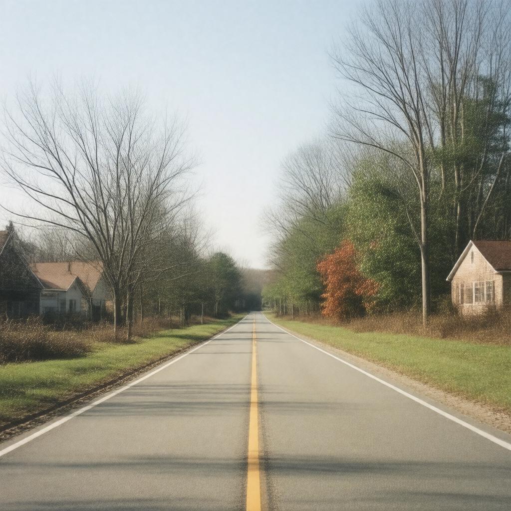 AI-created image of Wianoke Road