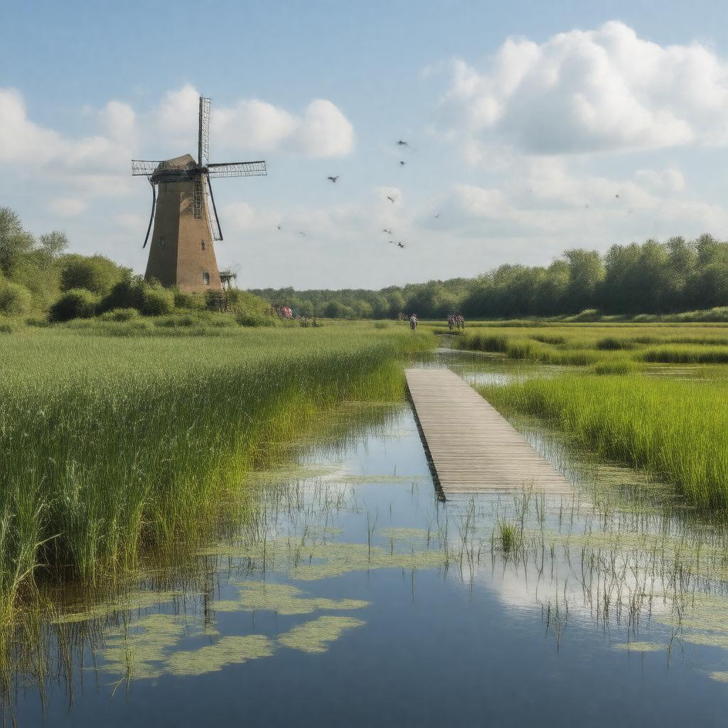 AI-created image of Wicken Fen