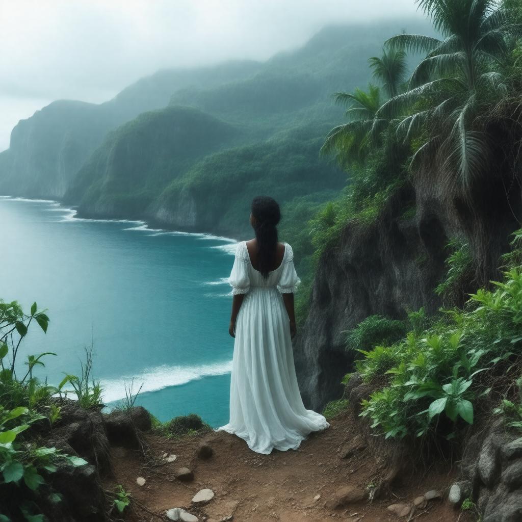 AI-created image of Wide Sargasso Sea