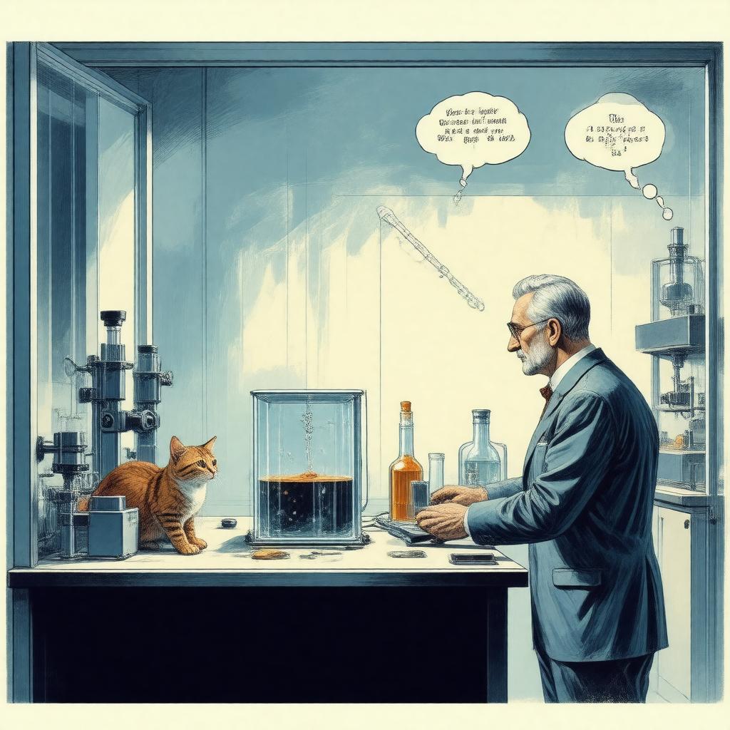 Click to view larger image AI-created image of Wigner's friend