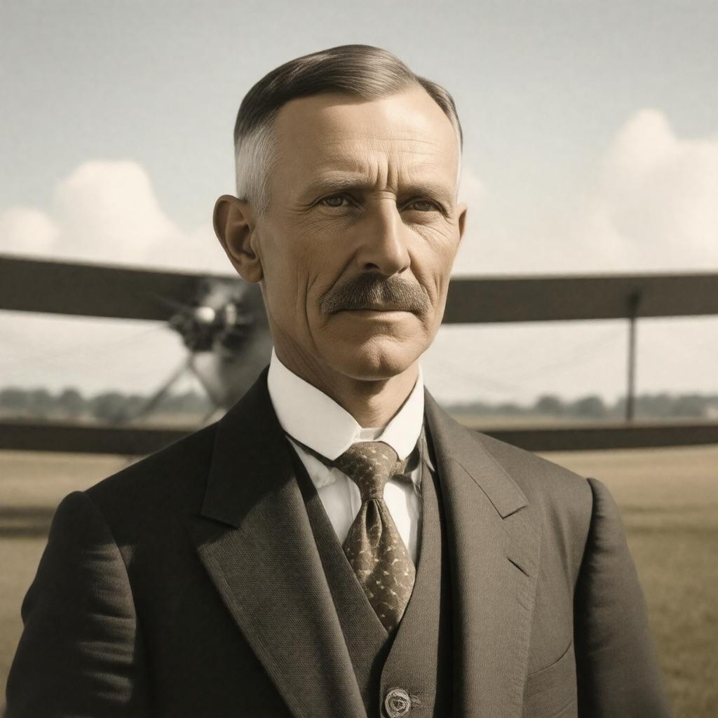 AI-created image of Wilbur Wright