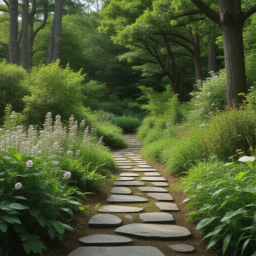 AI-created image of Wild Gardens of Acadia