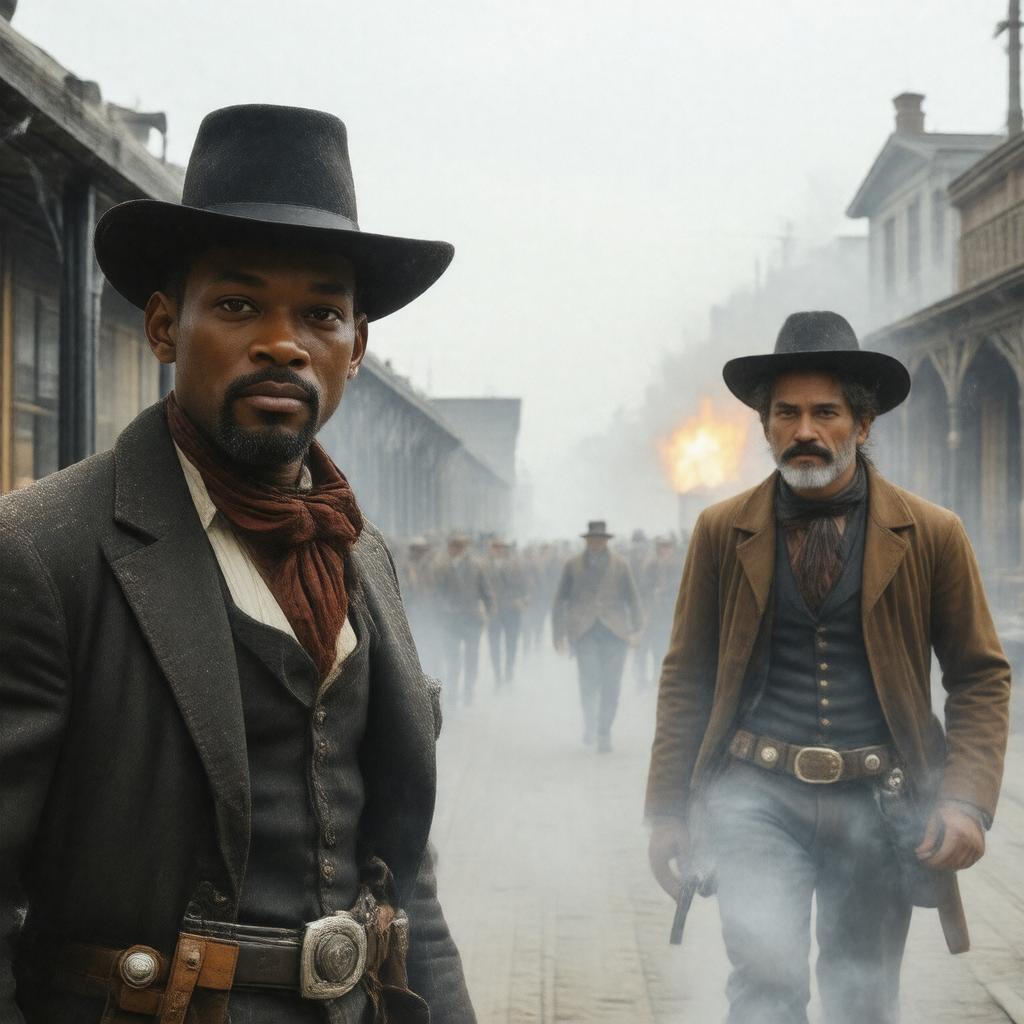 AI-created image of Wild Wild West (1999 film)