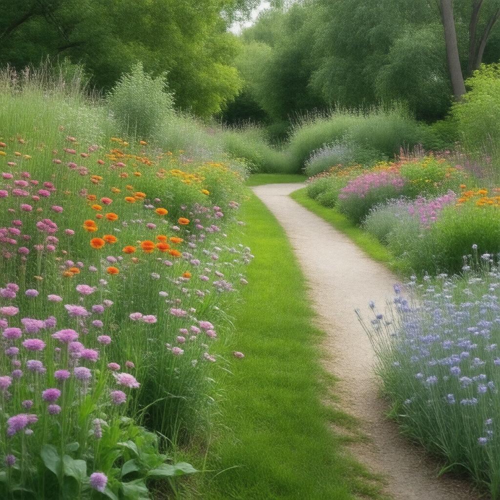AI-created image of Wildflower Garden