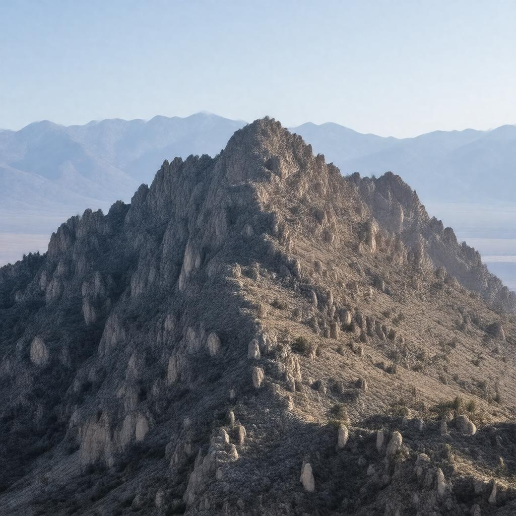 AI-created image of Wildrose Peak