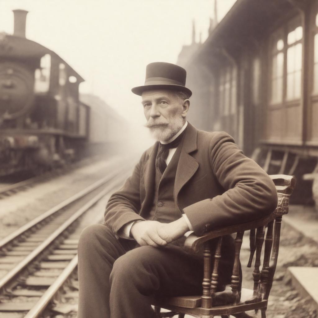 Click to view larger image AI-created image of Wilfrid Airy