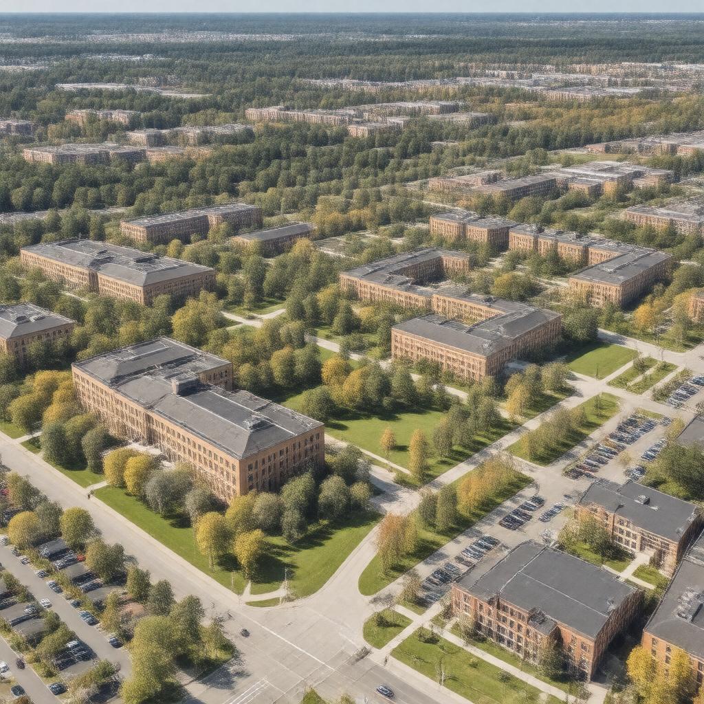 AI-created image of Wilfrid Laurier University