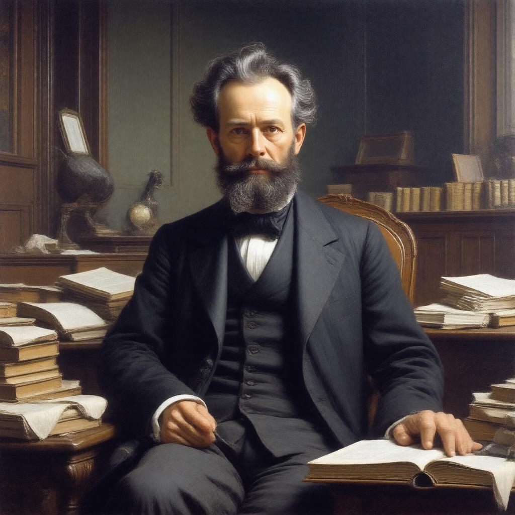 AI-created image of Wilfrid Scawen Blunt