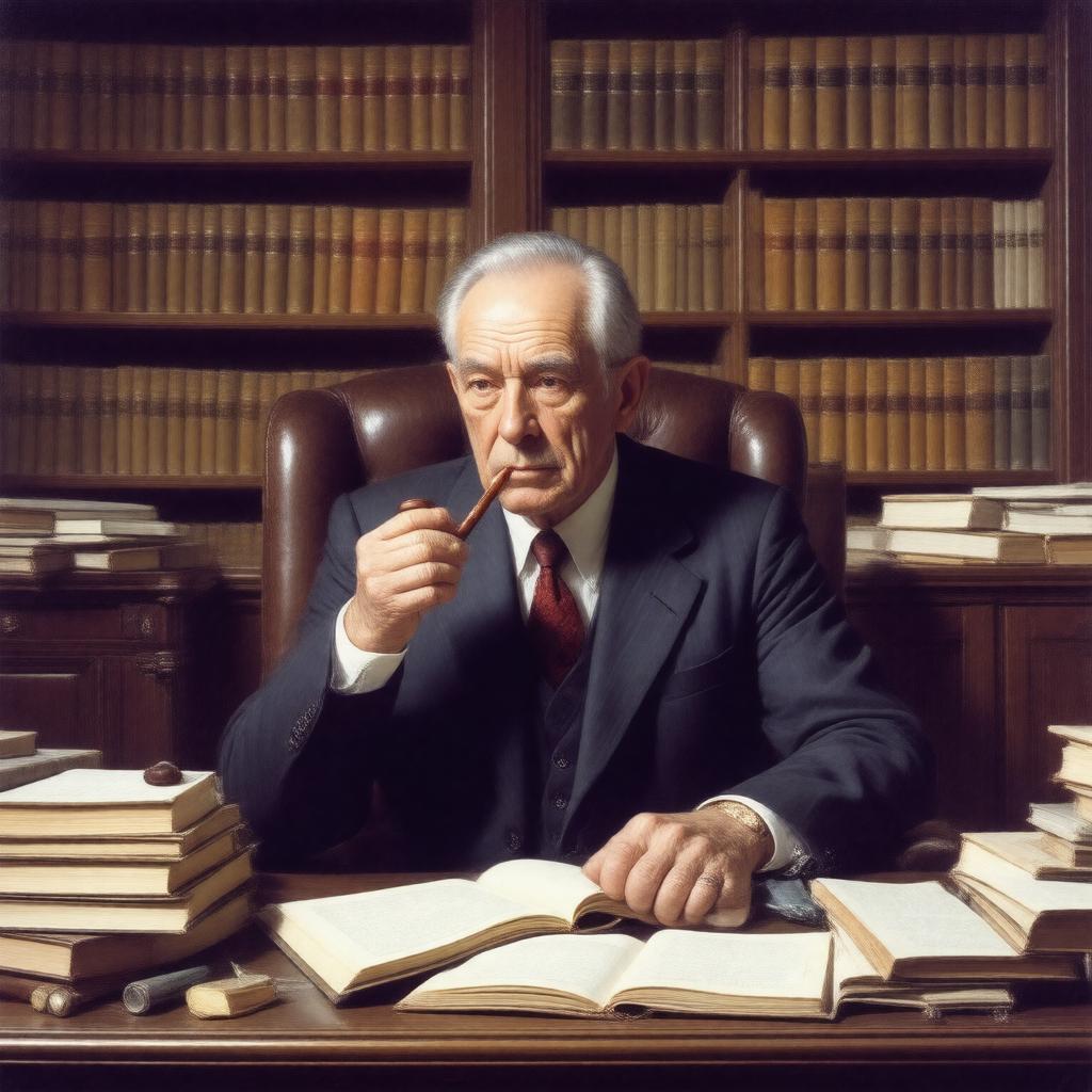 AI-created image of Wilfrid Sellars