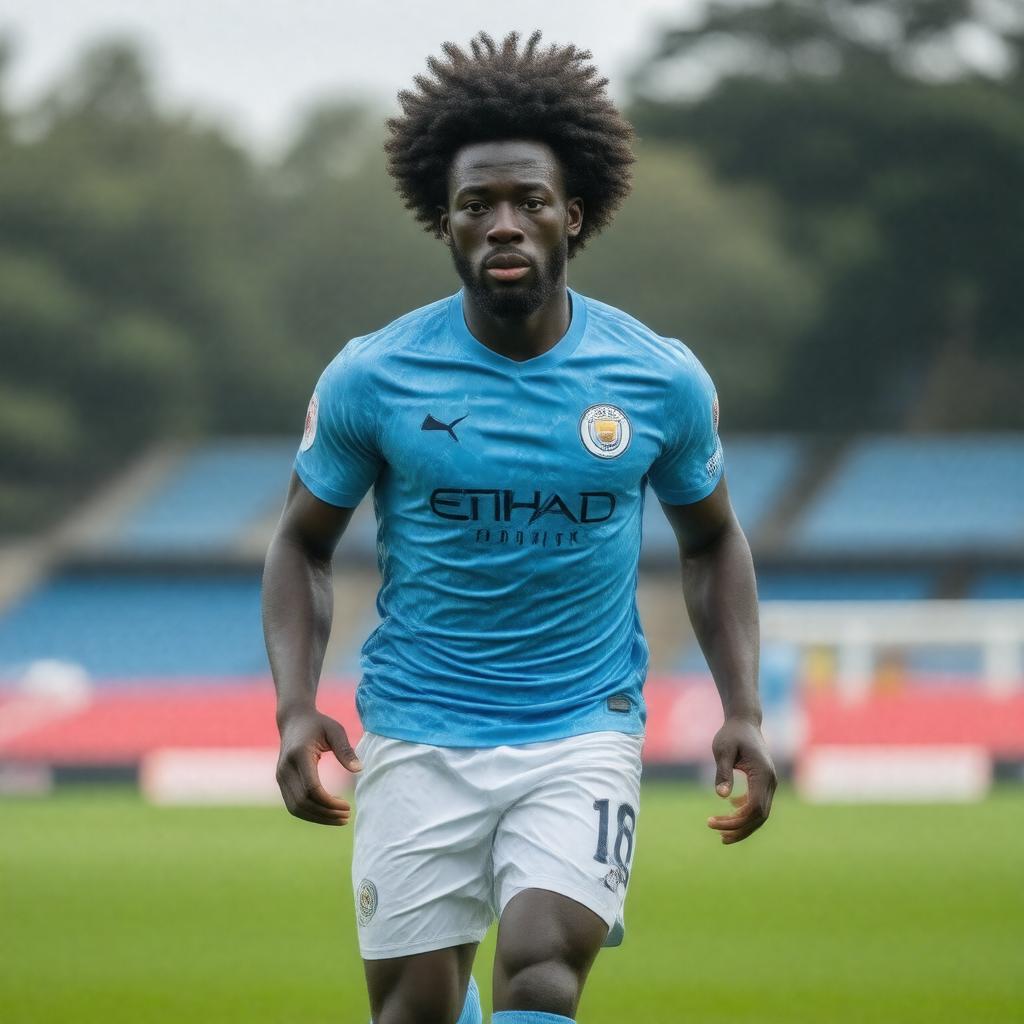 AI-created image of Wilfried Bony