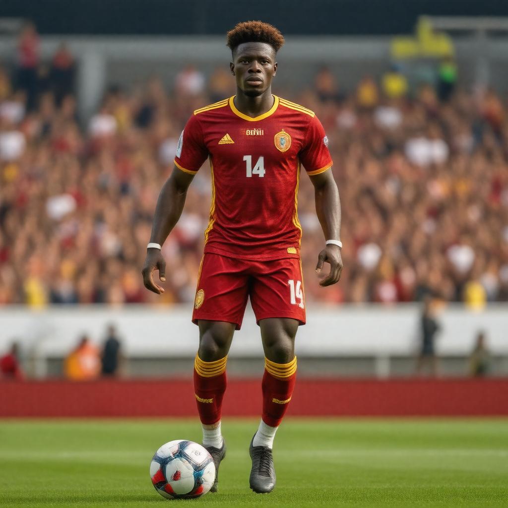 AI-created image of Wilfried Zaha