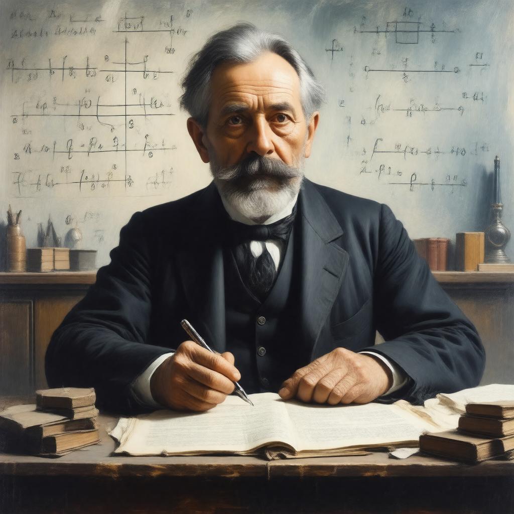 Click to view larger image AI-created image of Wilhelm Ackermann