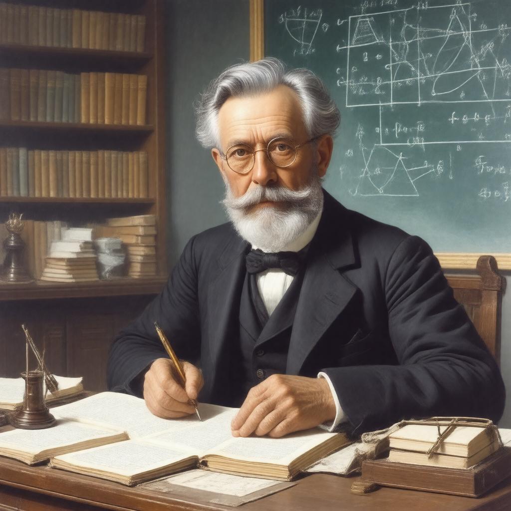 AI-created image of Wilhelm Blaschke