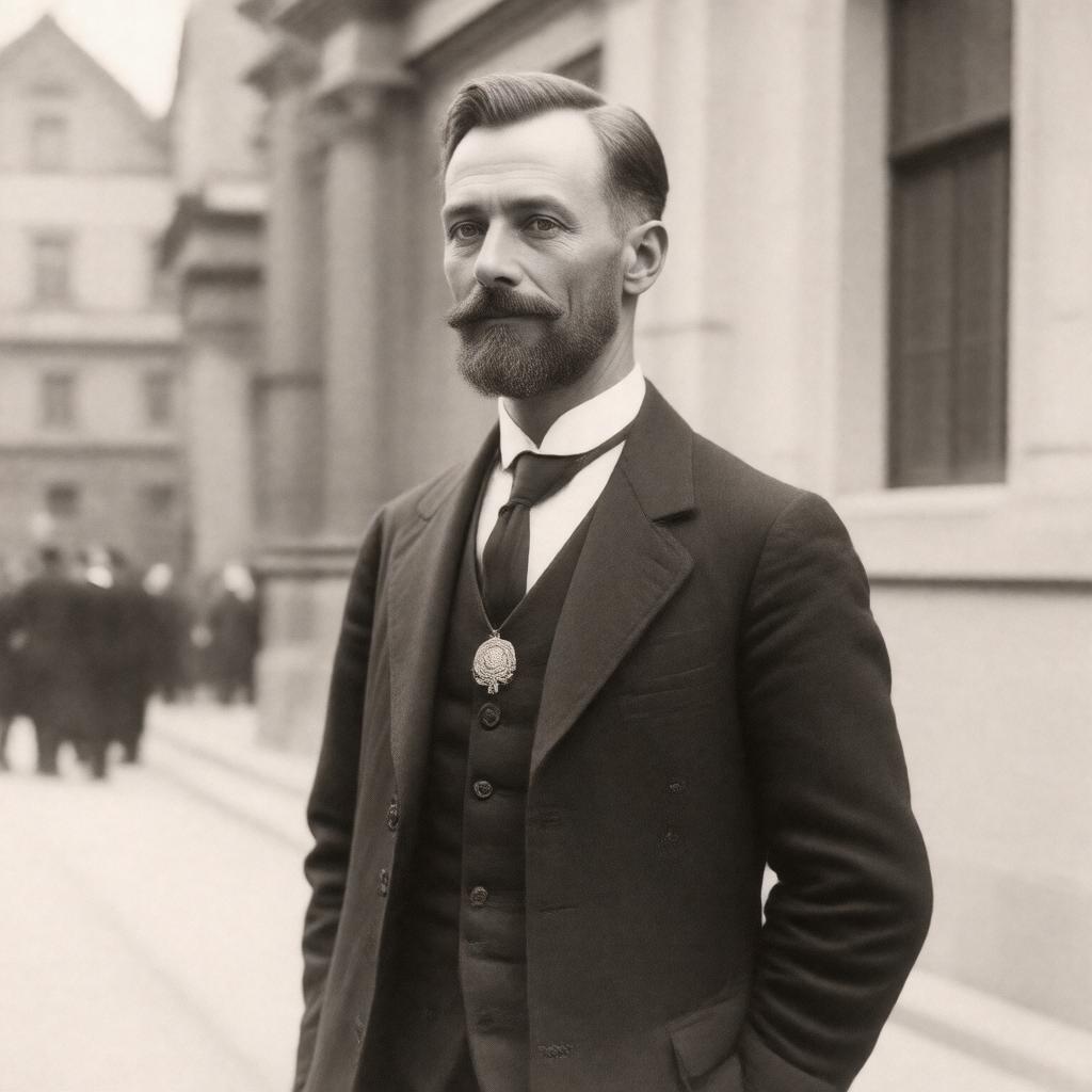 AI-created image of Wilhelm Exner