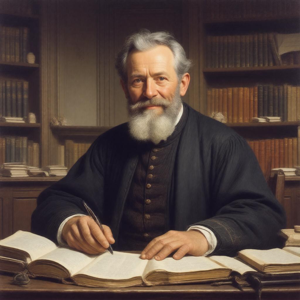 AI-created image of Wilhelm Löhe