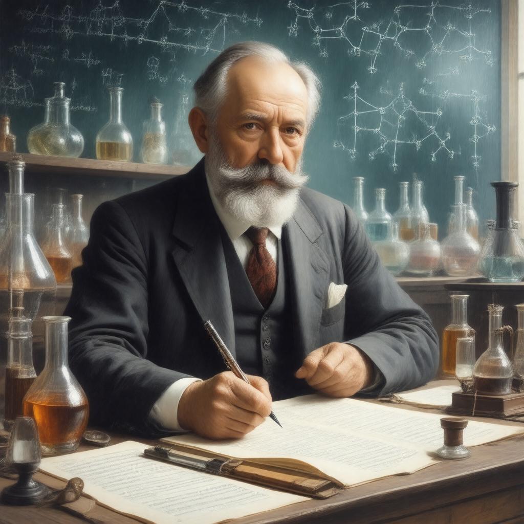 AI-created image of Wilhelm Ostwald