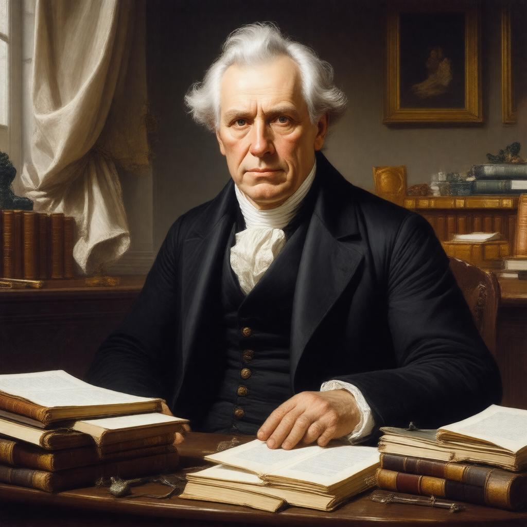 AI-created image of Wilhelm von Humboldt