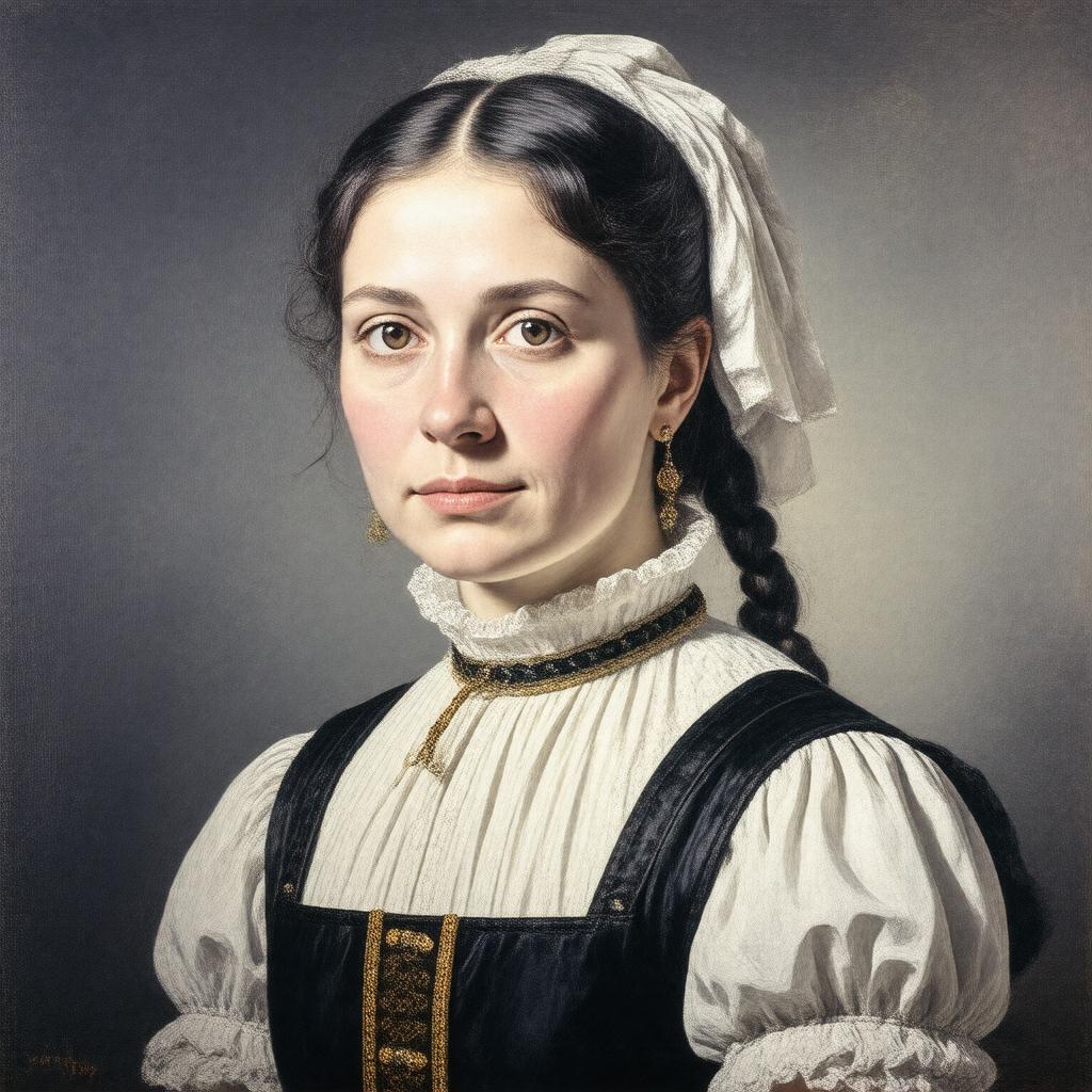 AI-created image of Wilhelmina Gauss