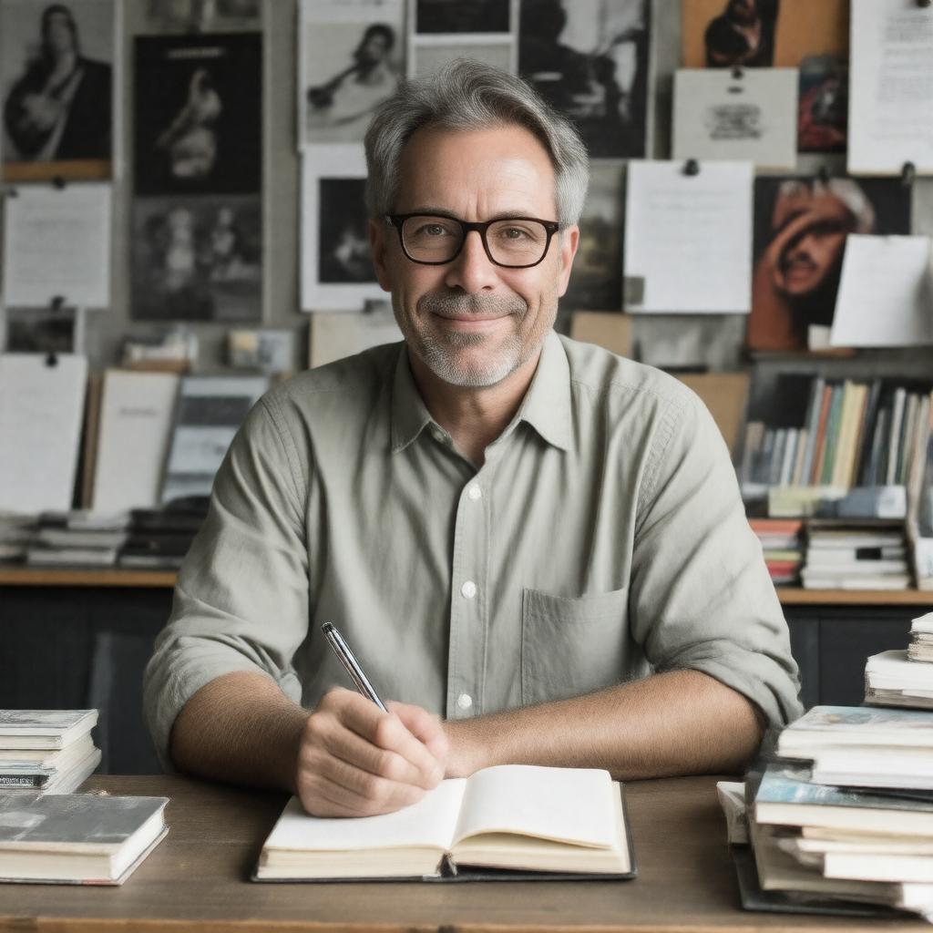 AI-created image of Will Hermes