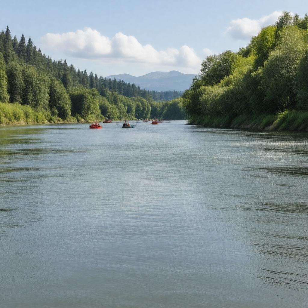 AI-created image of Willamette River
