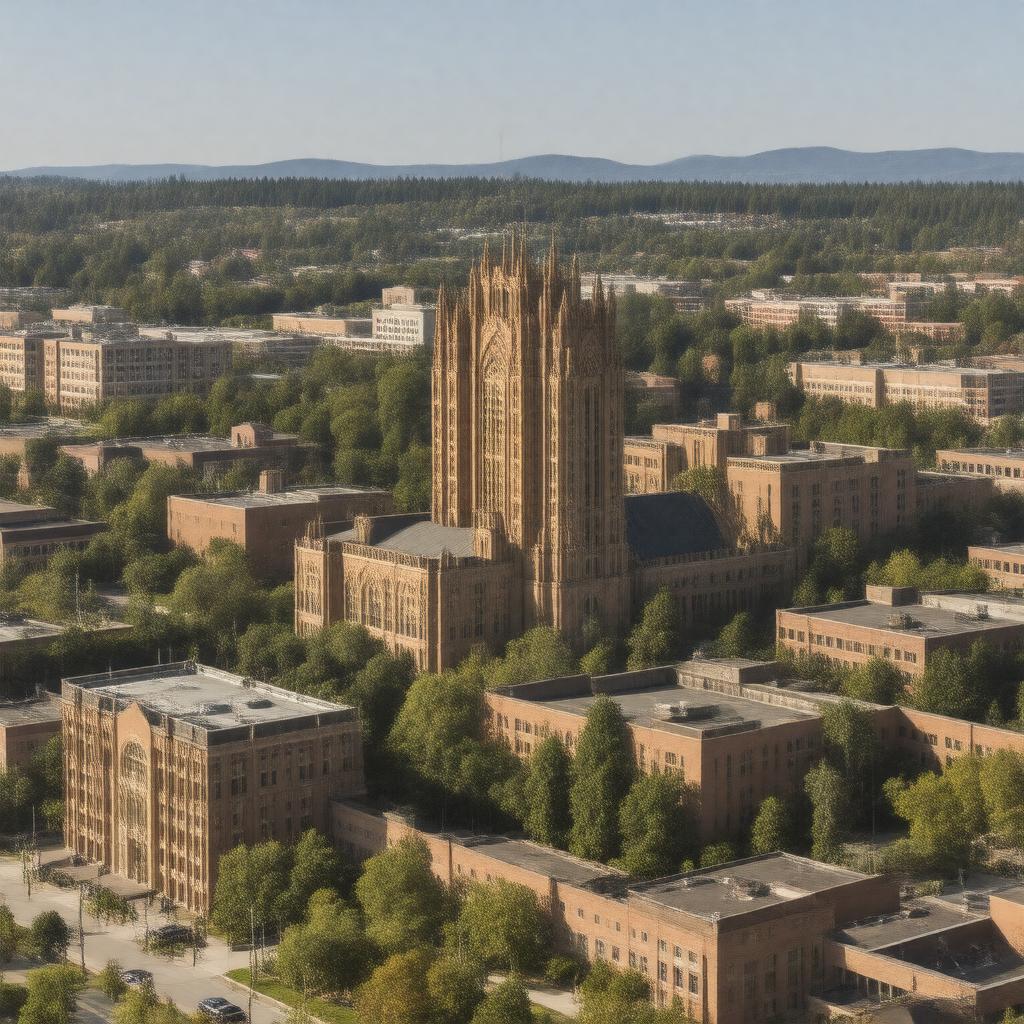 AI-created image of Willamette University