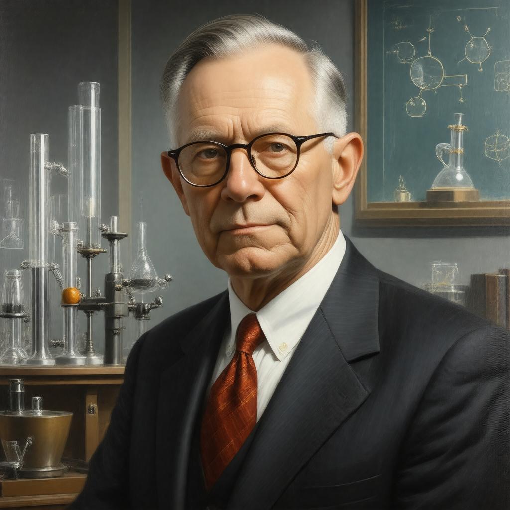 AI-created image of Willard Libby