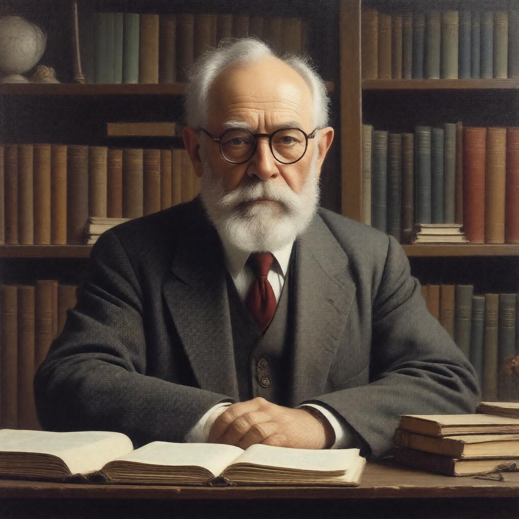 AI-created image of Willard Van Orman Quine