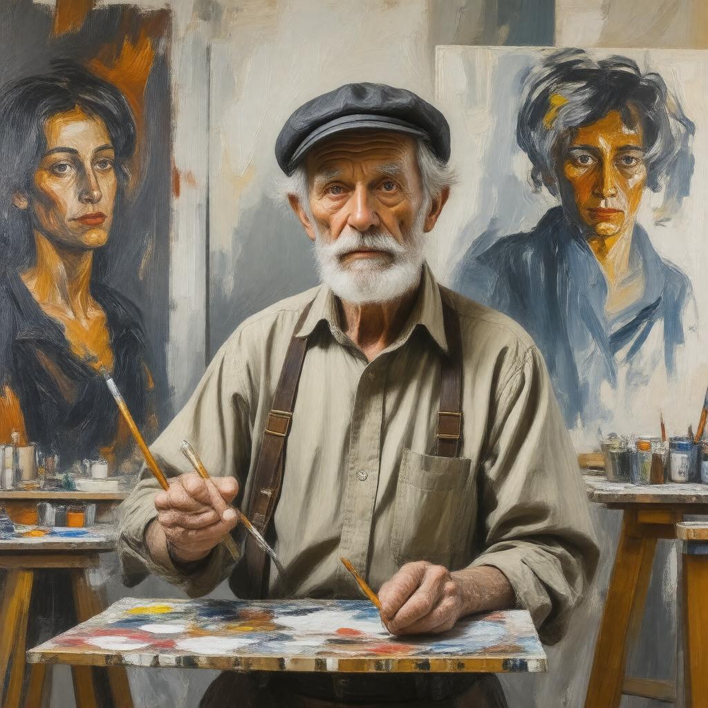 AI-created image of Willem de Kooning