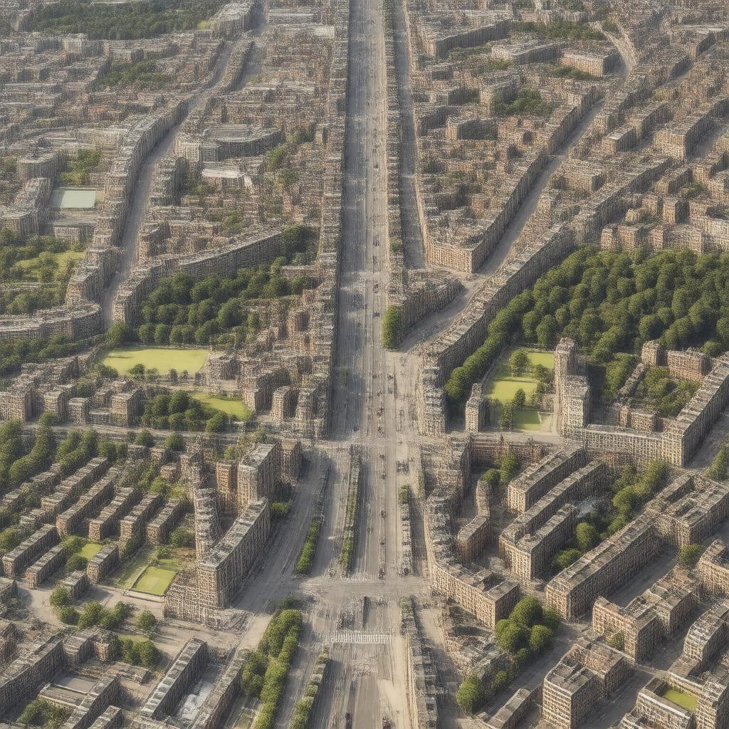 AI-created image of Willesden, London, England