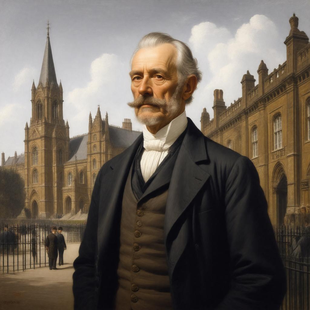 AI-created image of William Adams Nicholson