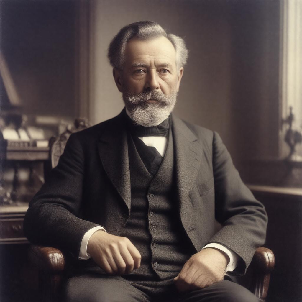 AI-created image of William Austin Dickinson