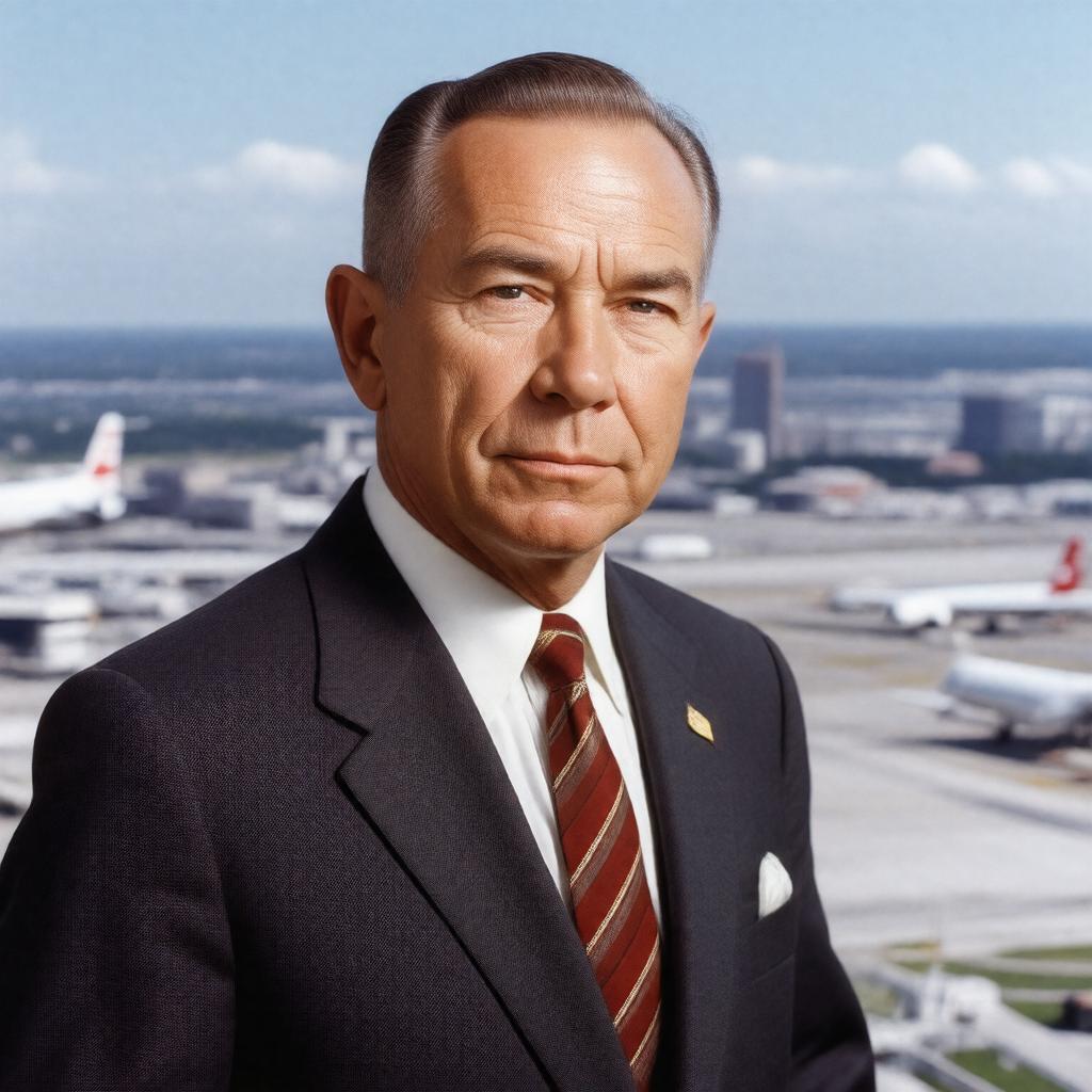 AI-created image of William B. Hartsfield