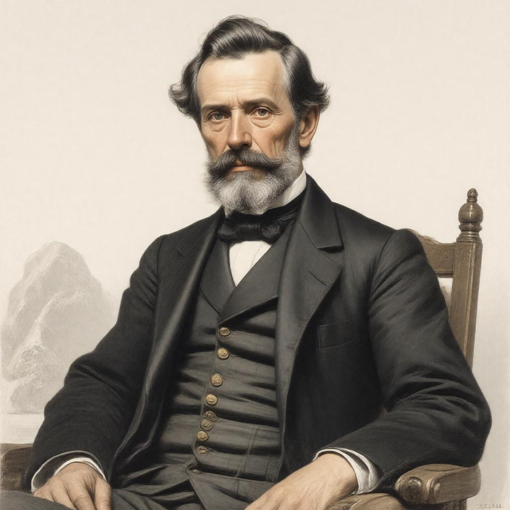 AI-created image of William Barton Rogers