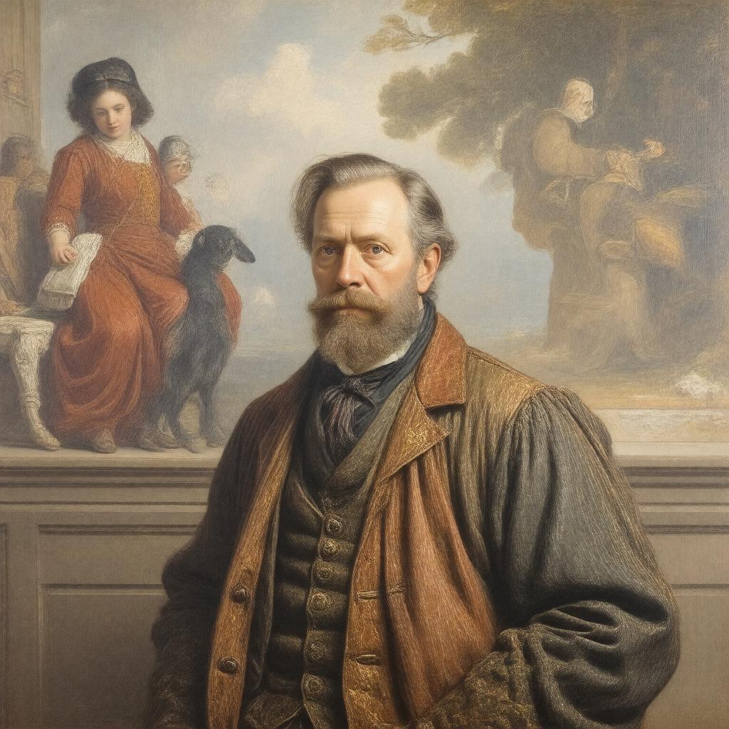 AI-created image of William Bell Scott