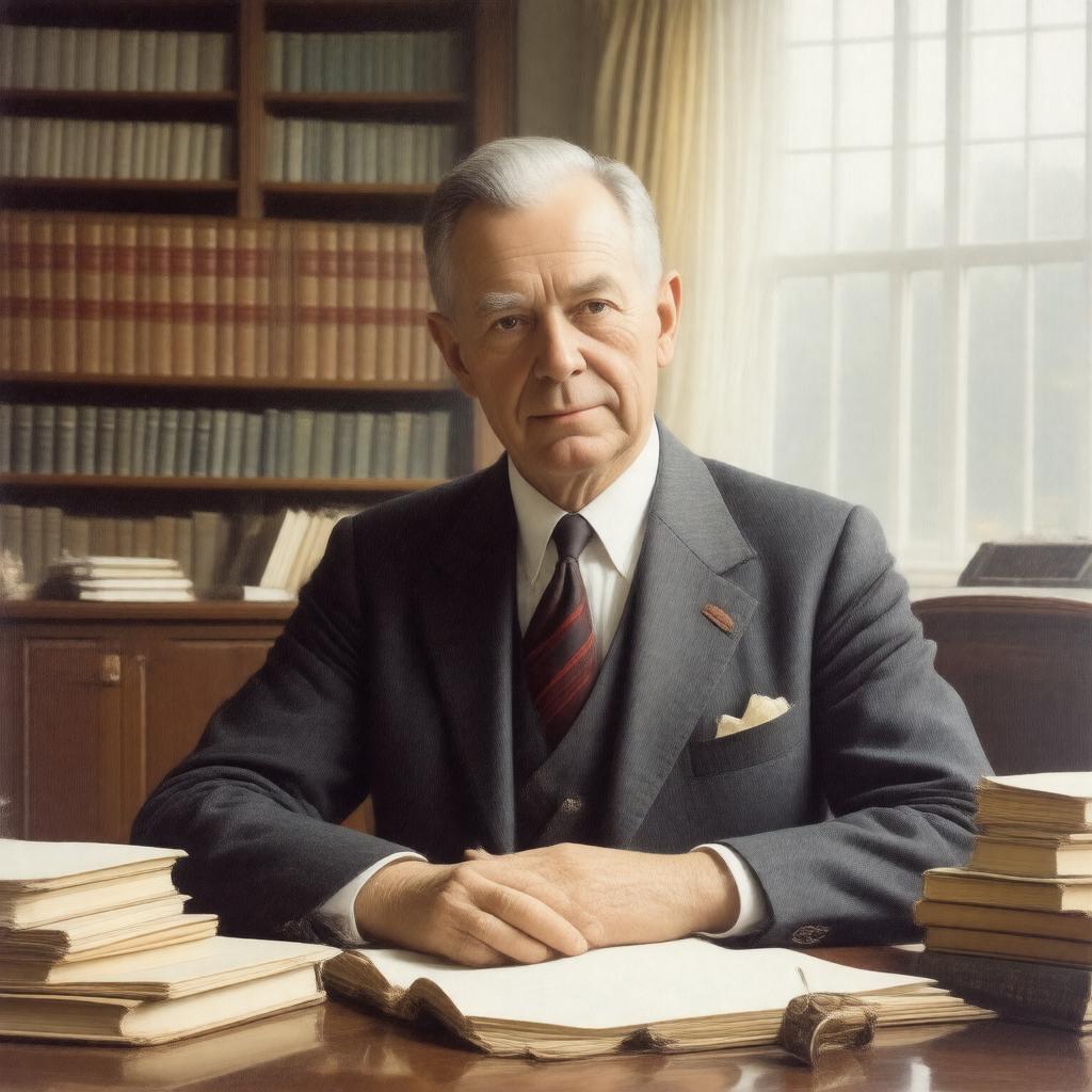 AI-created image of William Beveridge