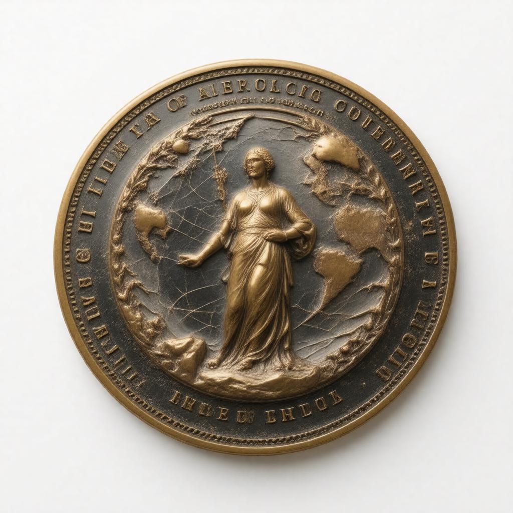 Click to view larger image AI-created image of William Bowie Medal