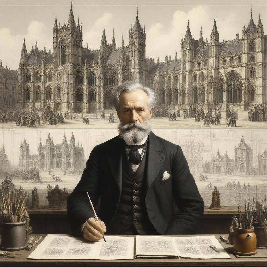 AI-created image of William Burges