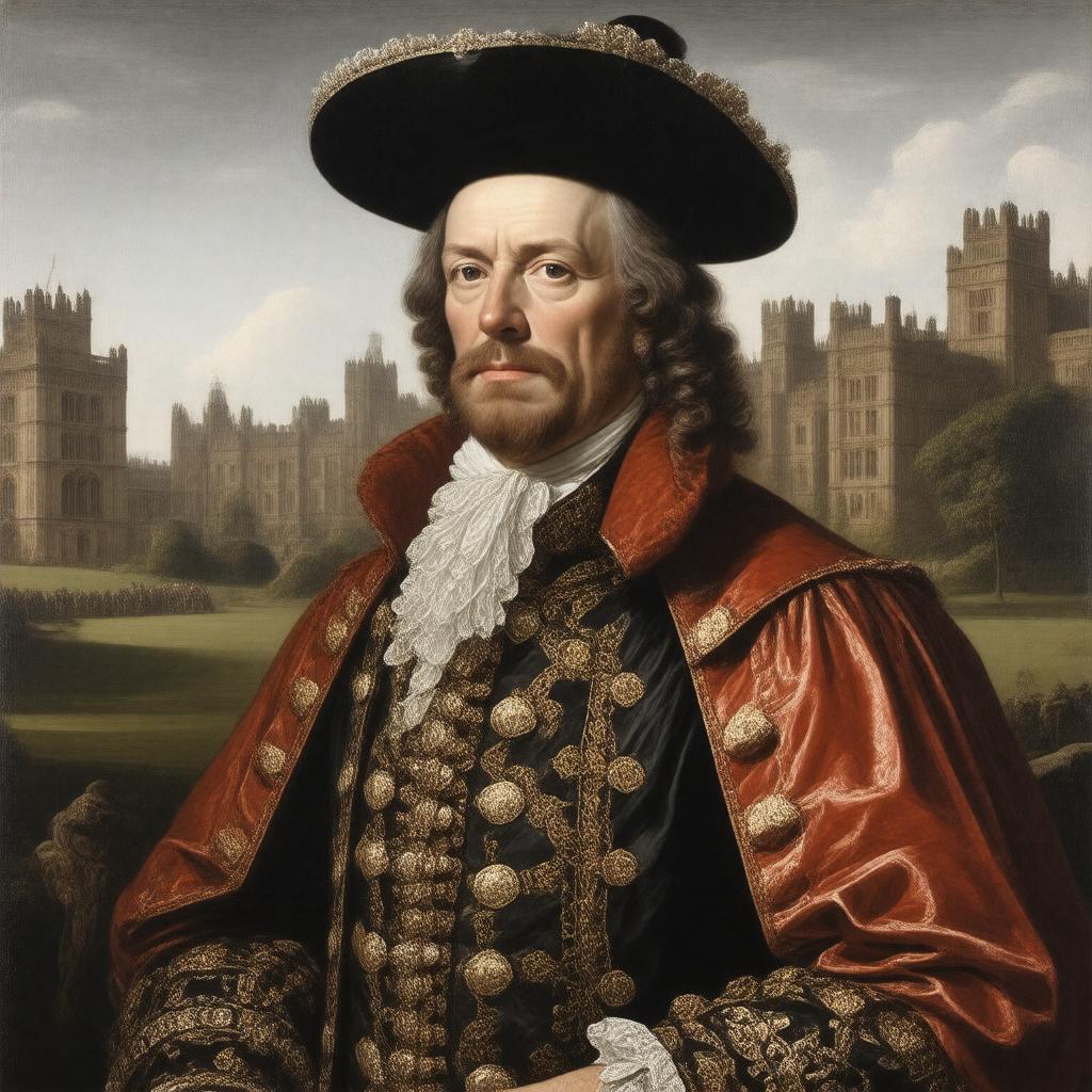 Click to view larger image AI-created image of William Cavendish, 1st Duke of Newcastle