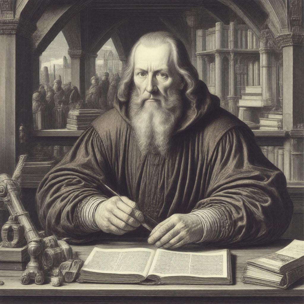 AI-created image of William Caxton