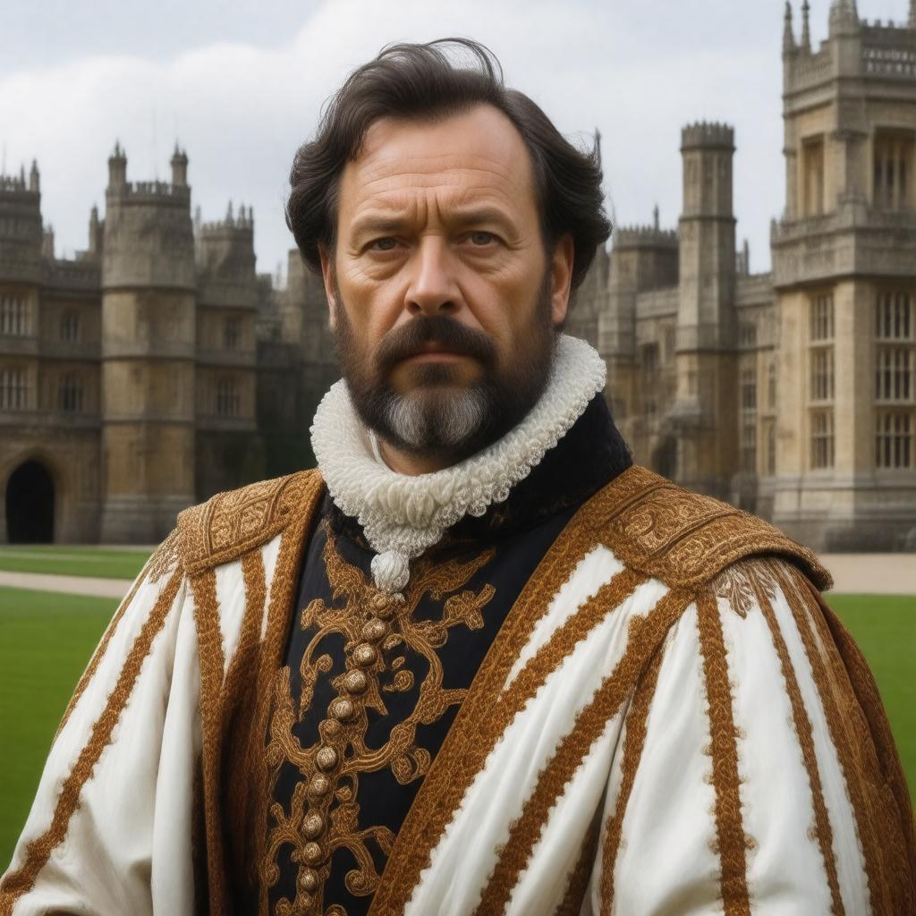 Click to view larger image AI-created image of William Cecil, 2nd Earl of Exeter