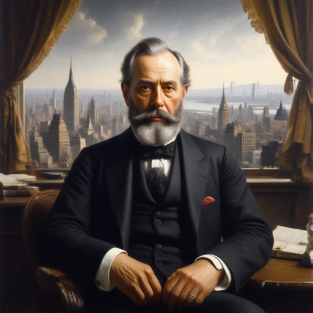 AI-created image of William Colford Schermerhorn