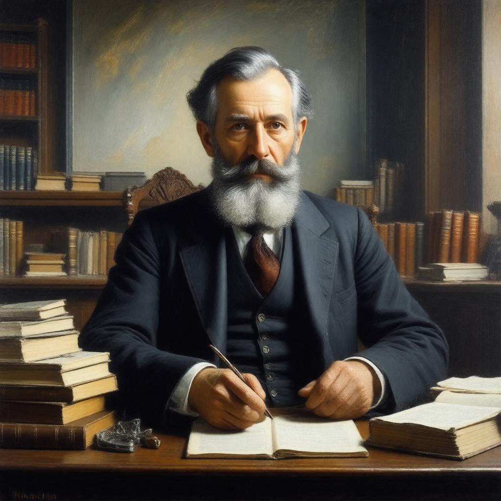 AI-created image of William Ernest Hocking