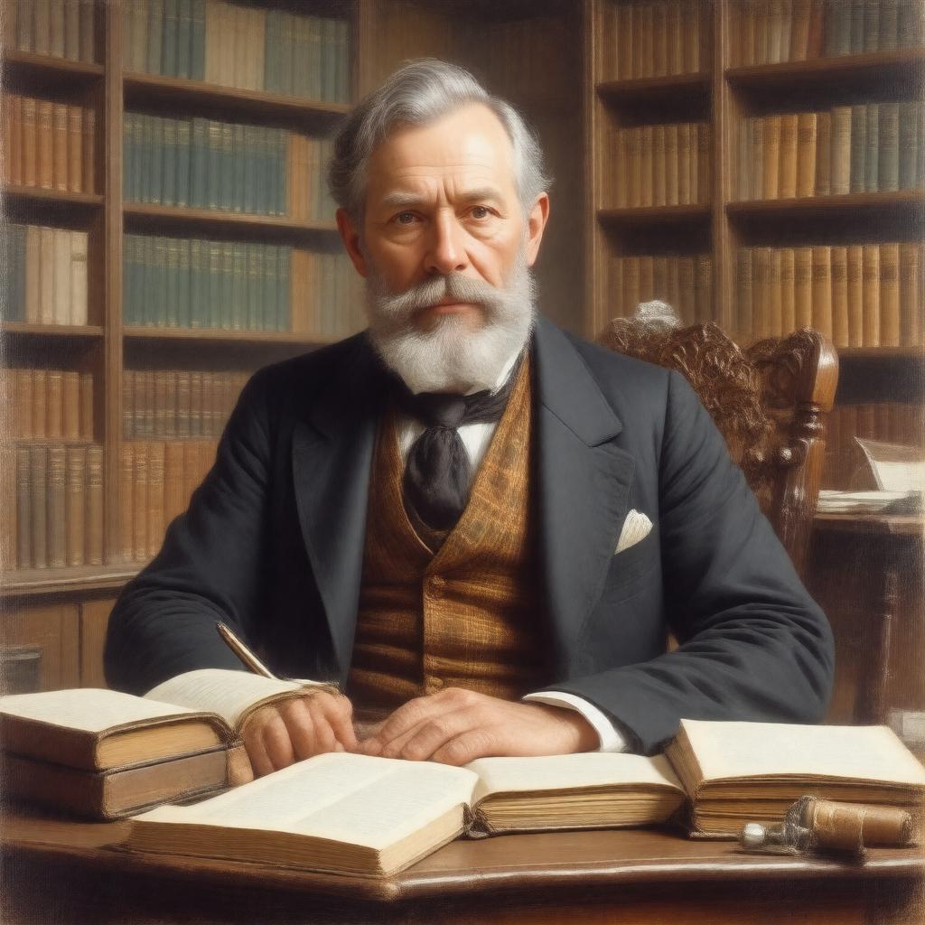 AI-created image of William Forbes Skene