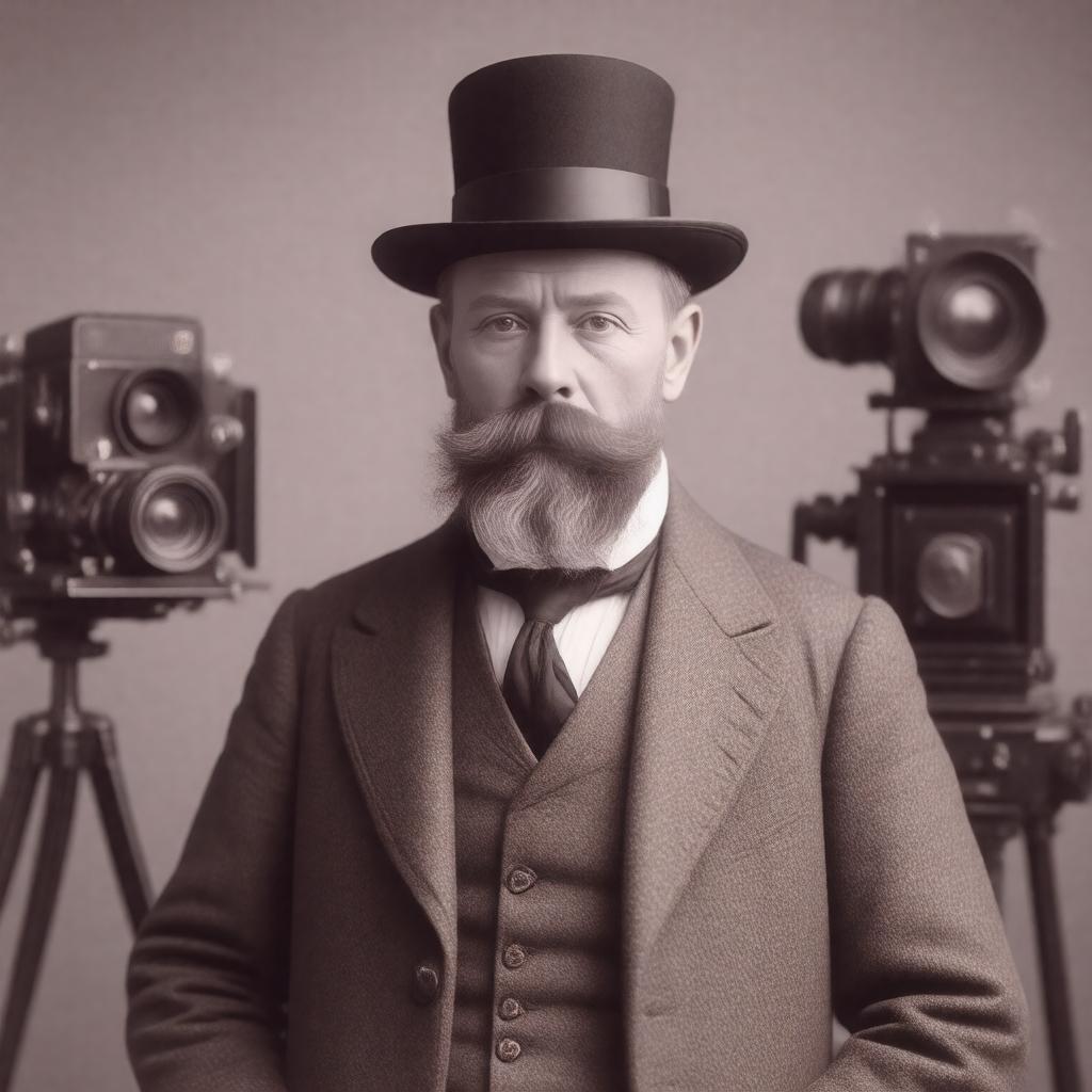 AI-created image of William Friese-Greene