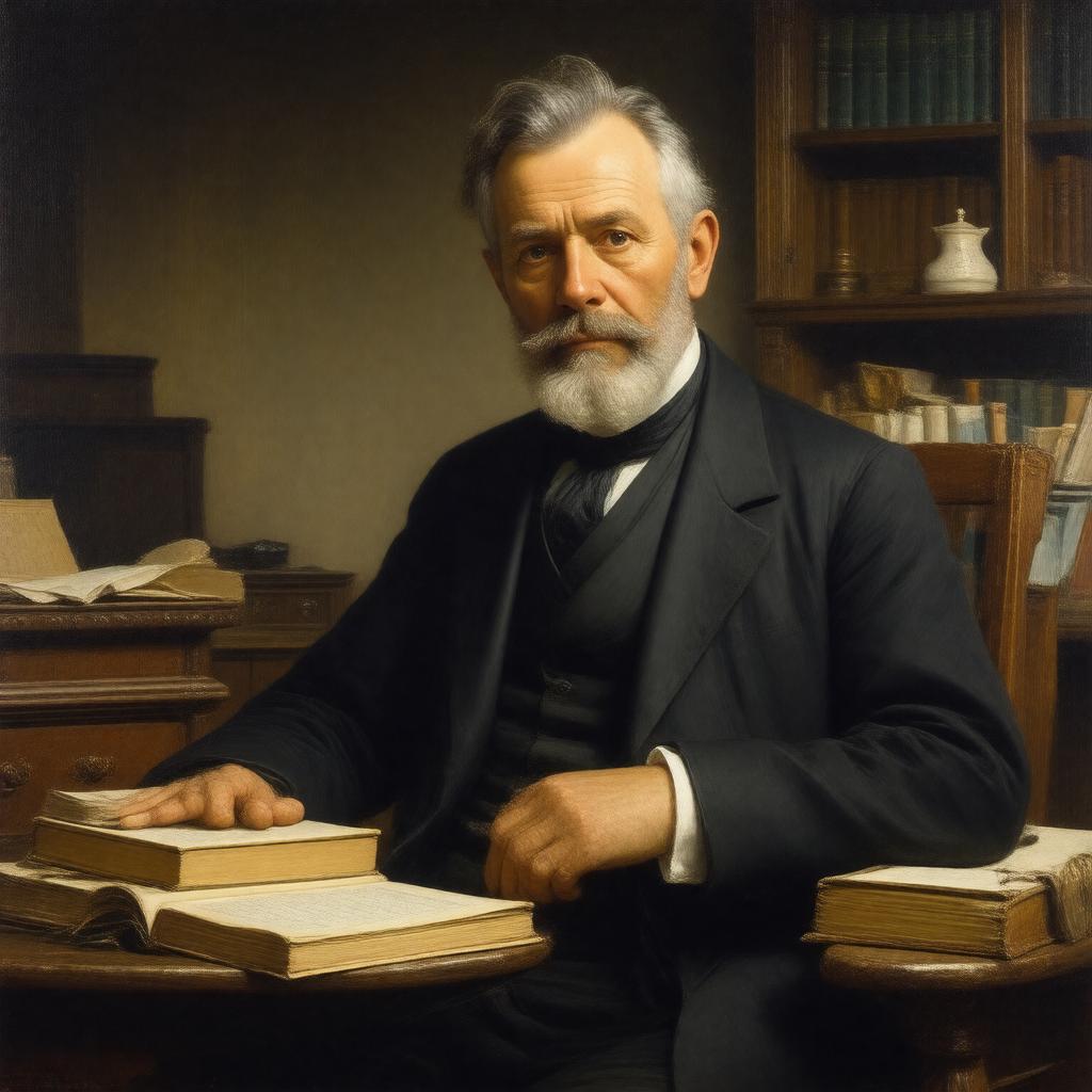 Click to view larger image AI-created image of William Gaskell