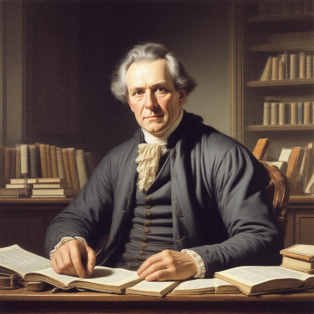 AI-created image of William Godwin