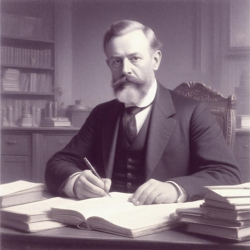 AI-created image of William Graham Sumner